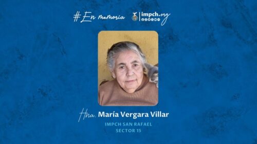 En Memoria | Hna. María Vergara Villar